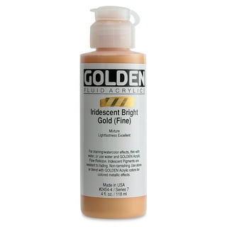 Golden Fluid Acrylic Paint, 4 oz. bottles, flat-rate shipping, $ 5.00