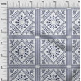 thumbnail image 3 of oneOone Cotton Cambric Gray Fabric Asian Floral Block Dress Material Fabric Print Fabric By The Yard 42 Inch Wide, 3 of 4