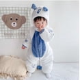 thumbnail image 2 of Mono para bebé, pijama, mono de invierno para bebé, mono suave para bebé, mono cálido para recién nacido, logra más, 2 of 10