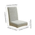 thumbnail image 2 of Chair Cover,High Stretch Armless Chair Covers for Living Room Luxury Thick Textured Chair Slipcovers Modern Furniture Protector with Elastic Bottom, Machine Washable, 2 of 6
