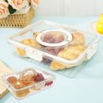 thumbnail image 5 of Fruit Storage Container with with Lid and Handle Stackable Refrigerator Fruit Organizer Airtight Fruit Organizer Bins Clear Fridge Produce Keeper Portable Fridge Organizer Box for Fruit Vegetable, 5 of 6
