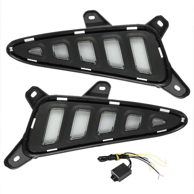 Luces LED de circulación diurna de 2 colores para Toyota CHR C HR 2016-2019