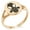 Rose Gold, variant on Stainless Steel Biohazard Gas Mask Minimalist Oval Top Polished Statement Signet Ring