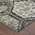 thumbnail image 3 of Addison Rugs Chantille Indoor/Outdoor Traditional Damask Black Machine Washable Rectangle Rug, 10' x 14', 3 of 8