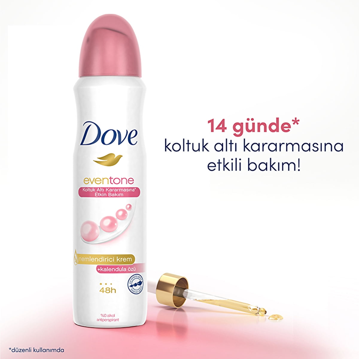 Dove Women's Spray Deodorant Even Tone Kalendula Extract 150 ml