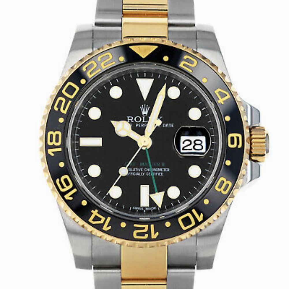 Pre-Owned Rolex Gmt Master Ii 116713 Two Tone Watch (Certified Authentic \u0026  Warranty) - Walmart.com