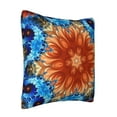 thumbnail image 2 of ZICANCN Kaleidoscope Geometric Mosaic Decorative Throw Pillow Covers, Bed Couch Sofa Decorative Knit Pillow Covers for Living Room Farmhouse 24"x24", 2 of 8