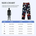 thumbnail image 4 of Pofeuu Red Blue White Stars Print Men's Pajama Pants, Soft Lounge Pajama Pants with big pockets for Men Plaid Pj Bottoms-X-Large, 4 of 6