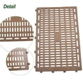 thumbnail image 3 of GLFILL PVC Tree Trunk Protector 37cm x 25cm Vent Hole Design Plant Cage 6 Pieces, 3 of 9