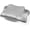 Gray, variant on Satin Pillowcase for Cervical Pillows, (Cover Only) Fit for Orthopedic Neck Support Pillow, Silky Smooth Pillowcase Cover with Zipper Closure (White)