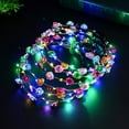 thumbnail image 2 of opvise LED Light Garland Girls Women Birthday Party Concert Headband Red, 2 of 8