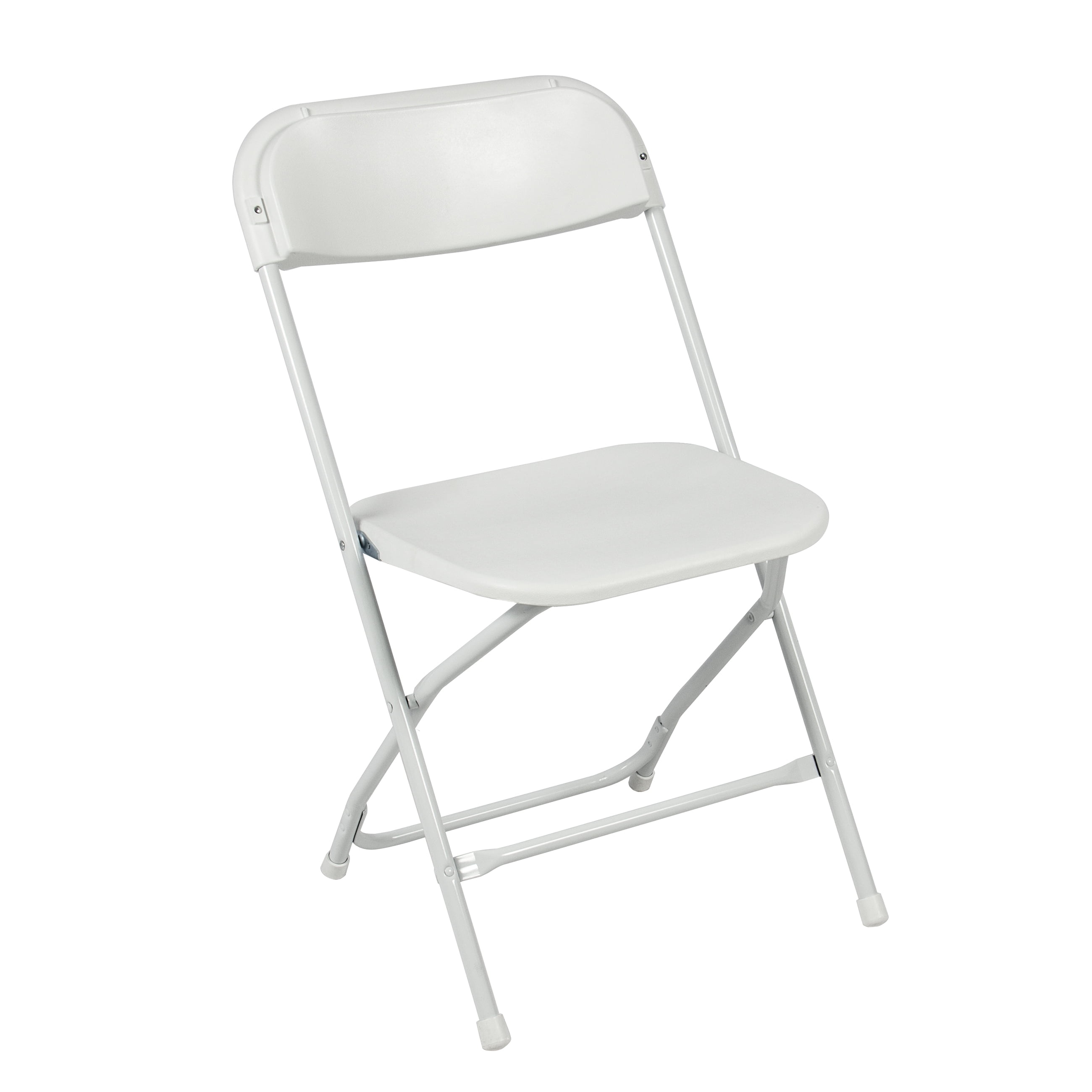 5 X Commercial White Plastic Folding Chairs Stackable Wedding Party Event Chair 
