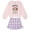 Princesses Purple, variant on Disney Minnie Mouse Toddler Girls' Sweatshirt and Plaid Pleated Skirt Set Pink