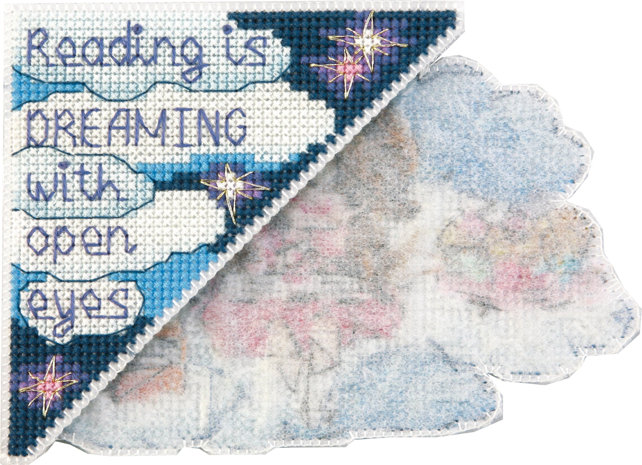 T-81C Counted cross stitch kit Bookmark "Fantasy world. Girl"