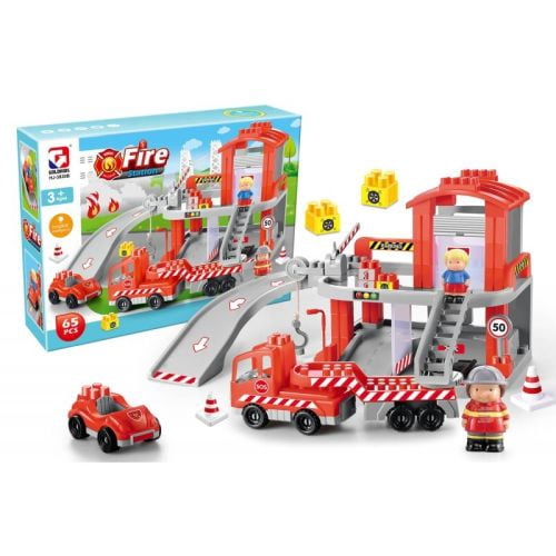 TODDLER TOYS Fire Station House Fire Engine Play Set