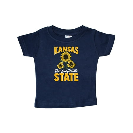 

Inktastic Kansas the Sunflower State Gift Baby Boy or Baby Girl T-Shirt