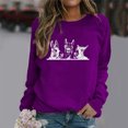thumbnail image 1 of Hauts Chauds pour Filles Mode Décontractée pour Femmes Hauts Mignons Imprimés en Peluche Col Rond Sans Capuche Chandails en Molleton Bouclés Tenues d'Hiver pour Femmes en Liquidation, 1 of 5