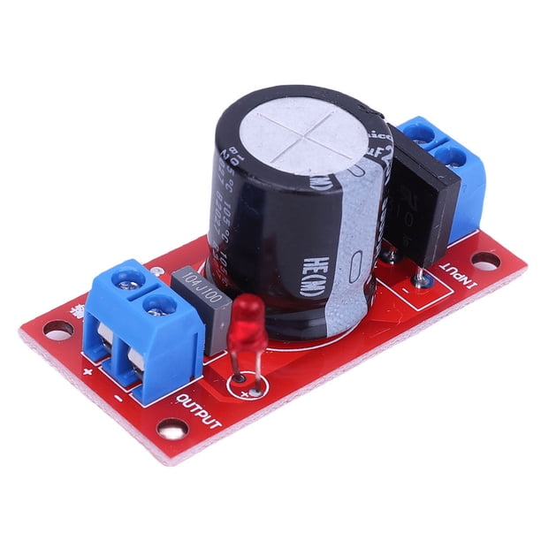 Rectificador 3A/8A AC A DC Transformador Placa Filtro Rectificador Potencia (8A Con LED)