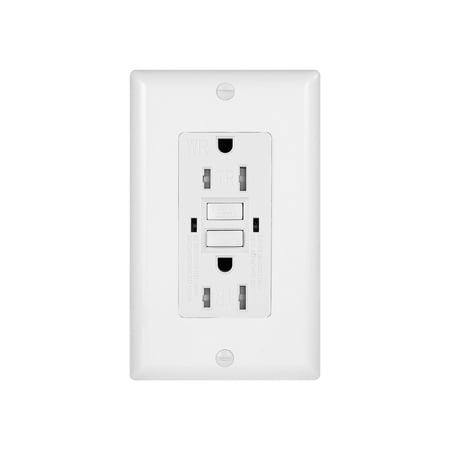 Gfci Duplex Outlet Tamper Weather Resistant Receptacle Self Test