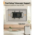 thumbnail image 4 of Soporte de pared Perlegear Full Motion para televisores de 42 a 97 pulgadas de hasta 60 kg, 4 of 7