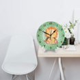 thumbnail image 3 of Bonito reloj de pared con forma de león de la jungla, silencioso, de 10 pulgadas, estilo rústico retro, decorativo para sala de estar, cocina, hogar, baño y dormitorio, 3 of 7