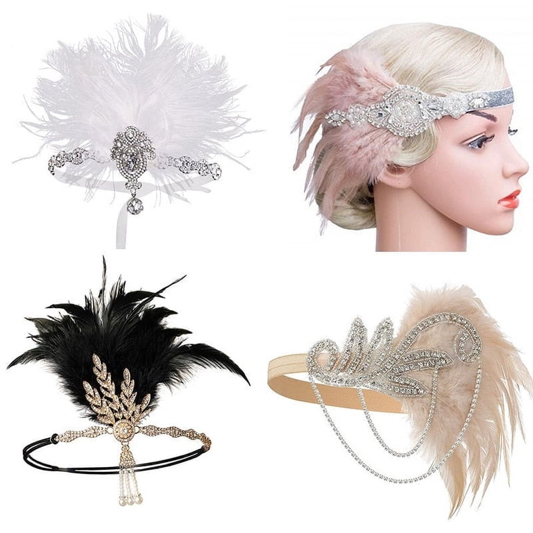 1920s Flapper Headband for Women & Girls - Roaring 20s  display picture 2