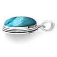 thumbnail image 3 of 925 Sterling Silver Women Jewelry Natural Labradorite Pendant, 3 of 8