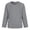 Grey, variant on VOUZZA Kids Mesh Long Sleeve Shirts Boys Girls Breathable Solid Color Crewneck Athletic T-Shirts Active Tops