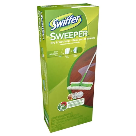 Swiffer Sweeper Floor Mop Starter Kit and Refills