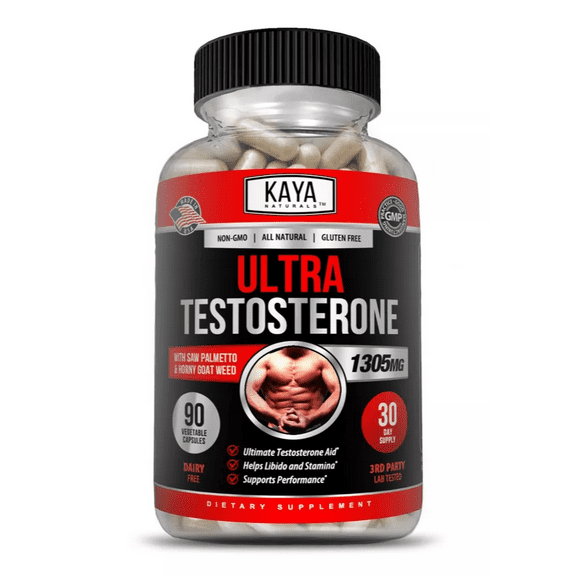 Kaya Natural Testost-erone Boo-ster 90ct