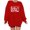 Womens Hoodies &Sweatshirts Red, variant on ylioge Womens Valentine's Day Sweatshirts Pullover Crewneck Tops Ladies Trendy Long Sleeve Loose Fit Graphic Sweatshirt Winter