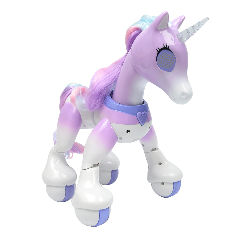 Touch Induction Electronic Pet Programming Children's Toy Gift ACOC Remote Control Unicorn Stories Electric Smart Horse Dancing Sleep Features Include Children's Songs