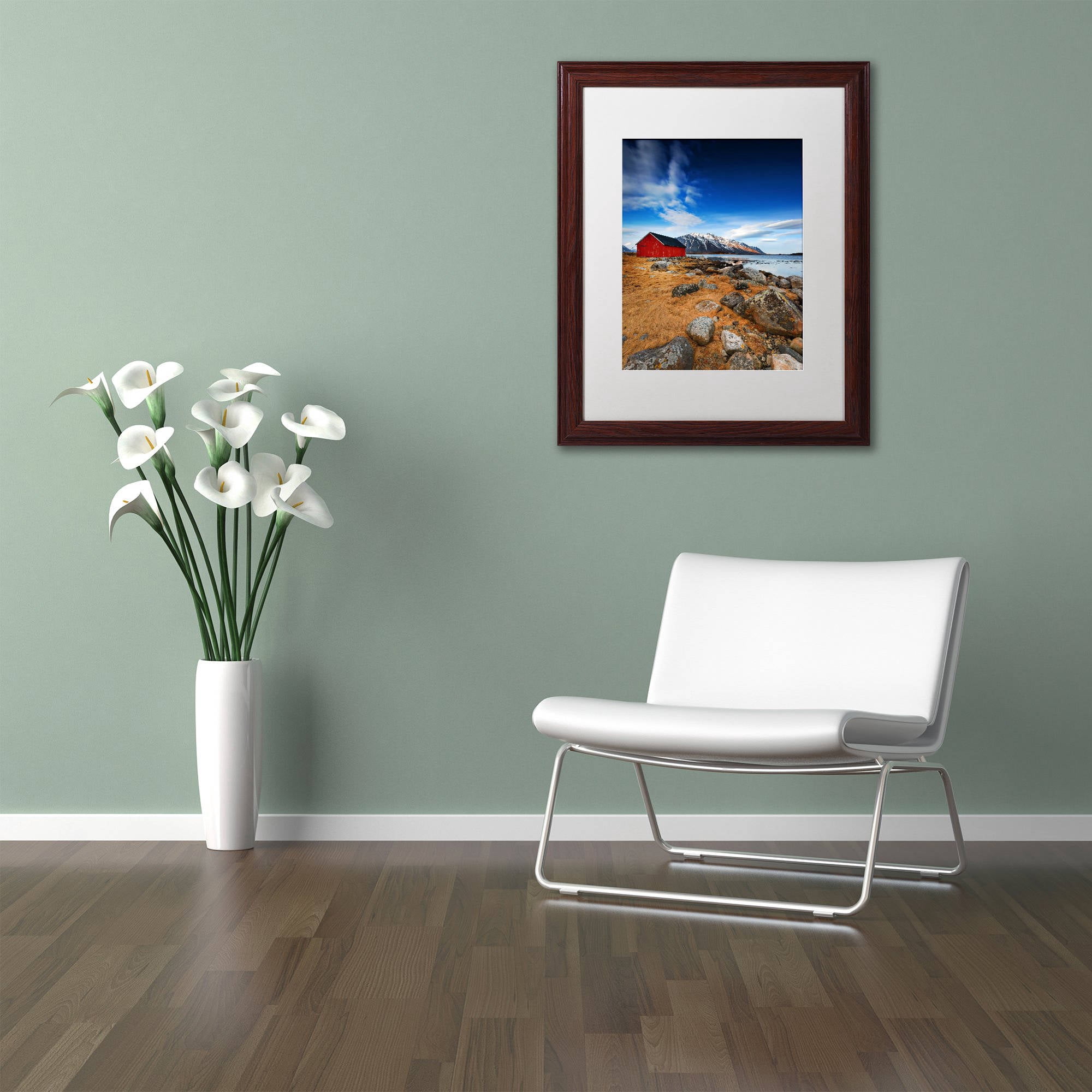 Trademark Fine Art "Endure" Canvas Art by Philippe Sainte-Laudy, White Matte, Wood Frame