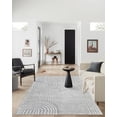 thumbnail image 4 of Alfombra Lahome Abstract de 150 x 210 cm, lavable y antideslizante, color gris, 4 of 7