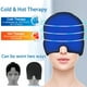 thumbnail image 3 of Mascarilla para la cabeza con compresa de hielo para dolores de cabeza, migrañas, compresa fría y caliente, cobertor para la cabeza con compresa fría, cobertor para la cabeza con gel, gorro de hielo, 3 of 4