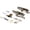 Brushed Nickel, variant on Larson Certified Storm Door M2 Mortise Handle Set Brushed Nickel — Interior & Exterior Use, Professional Finish