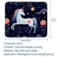 thumbnail image 5 of Unicorn Printed Square Desk Pad Mouse Pad Desk Mat Non-Slip Rubber Bottom – 8.3x9.8 Inch – Suitable for Office and Gaming, 5 of 6