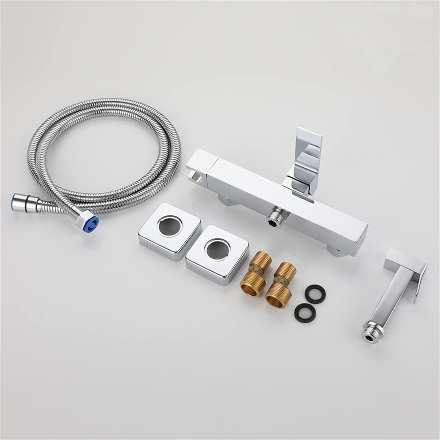 Chrome Bidet Sprayer Kit for Toilet, Hand Held Sprayer Shattaf Toilet Attachment for Pet Bath/Personal Hygiene/Bathroom/Closestool, Easy to Install