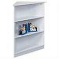 thumbnail image 2 of Giftmark 5000w 36"H Corner Three Tier Bookcase with Top Shelf in White, 2 of 2