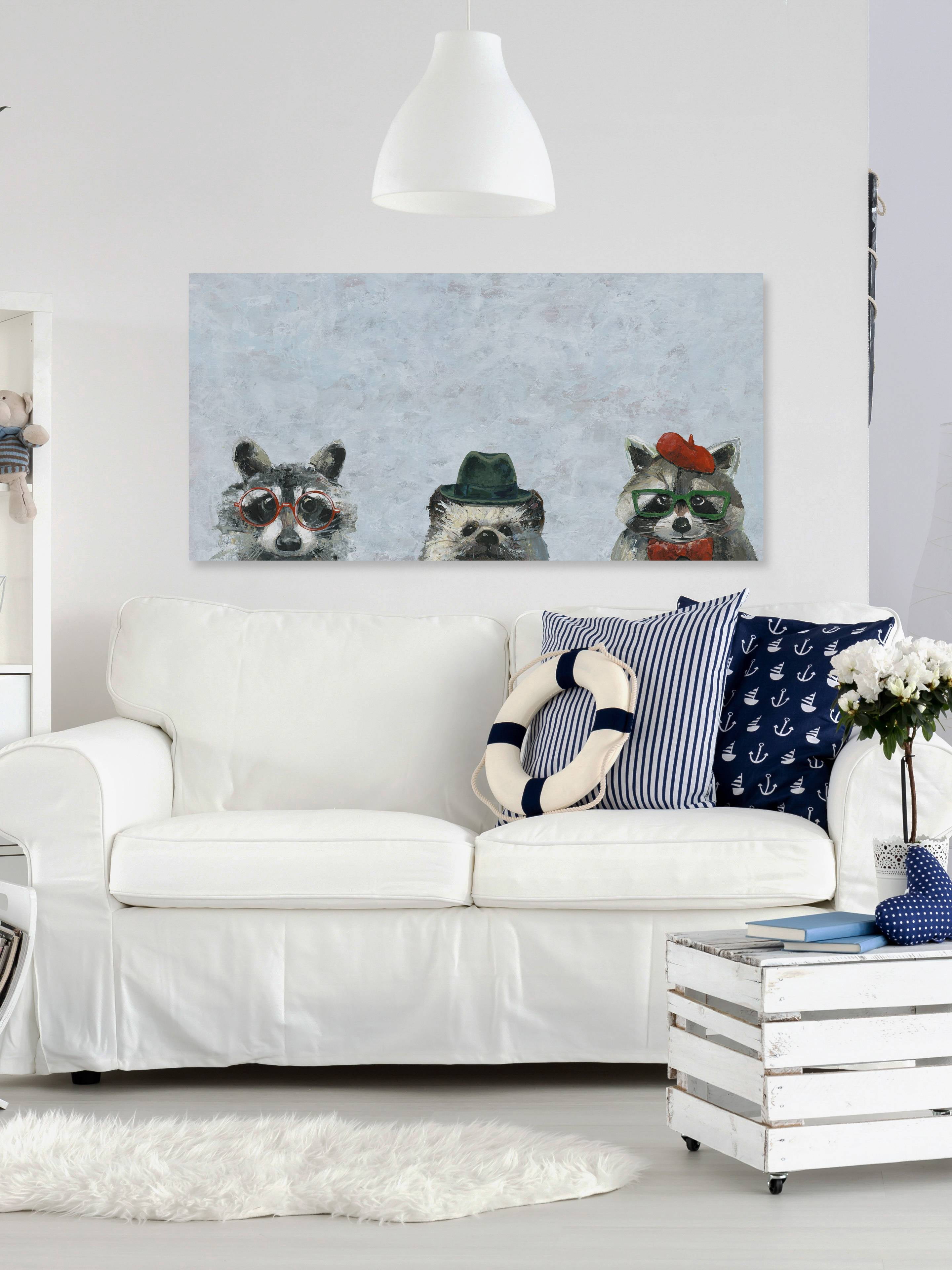 The Artists Painting Print on Wrapped Canvas