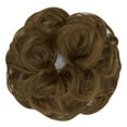 thumbnail image 2 of Pony Tail Hair Extension Bun Hairpiece Wrap Chignon Big Wave Curls Scrunchie Synthetic Hair for Women, 2 of 8