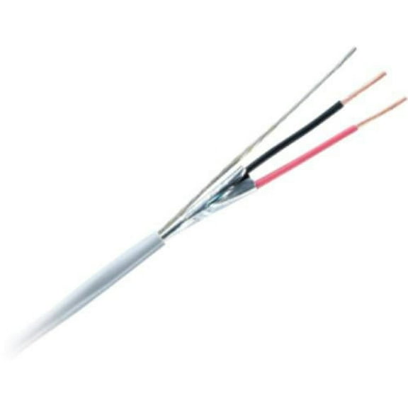 Genesis 32025512 22g 2c Shielded Plenum Microphone Cable 500' Box White