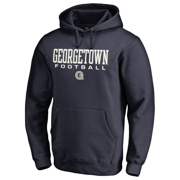 Men's Navy Georgetown Hoyas Team Unity Football Pullover Hoodie
