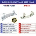 thumbnail image 5 of Whole Parts Dryer Door Hinge (Black) Part # 4774EL2001A - Replacement & Compatible with Some LG Dryers, 5 of 9