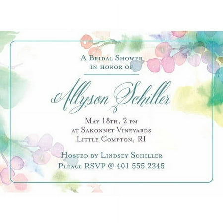Vineyard Standard Bridal Shower Invitation