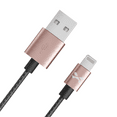thumbnail image 3 of Ghostek NRGline 6FT Lightning Cable MFI Certified Charger Durable Nylon Braided – Pink, 3 of 5
