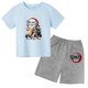 thumbnail image 2 of 2024 Verano Demon Slayer Camiseta estampada para niños 2 piezas Traje para niños y niñas Ropa de manga corta Top informal Conjunto de moda de anime, 2 of 5