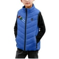 thumbnail image 4 of KBODIU Kids Heated Vest USB Intelligent Constant Temperature Heated Vest for Boys and Girls Winter Soft Shell Smart Electric Vest 2 Heating Zone Waistcoat Down Heated Jacket for 4-15Years Olds Gifts, 4 of 5