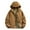 Coffee, variant on XWSHYW Men Clothes In Mens Stitching Drawstring Hooded Slim Fashion Jacket Coat Outwear