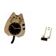 thumbnail image 5 of Escultura De Reloj De Gato Melódico, Adorno Colgante De Pared Caprichoso, Figura De Nota Musical Silenciosa, Centro De Mesa Creativo Para Cocina, Oficina, Regalo De Inauguración De Casa, 5 of 8